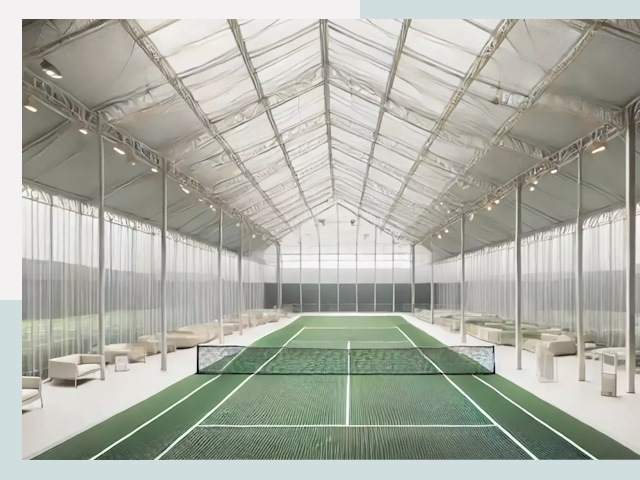 Строительство теннисных кортов в Элисте