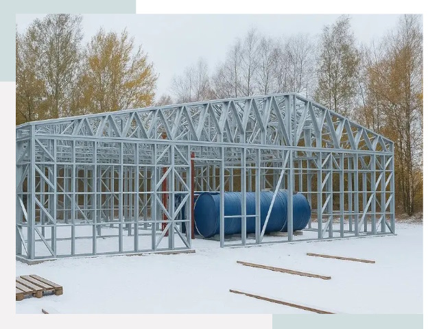 Металлические ангары в Элисте