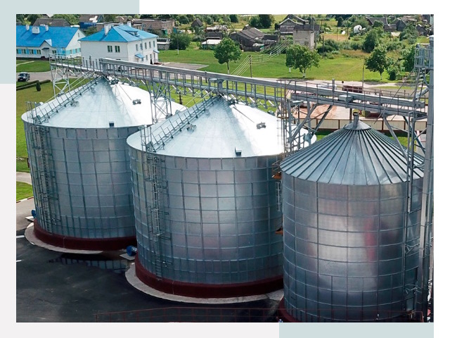 Металлические силосы в Элисте