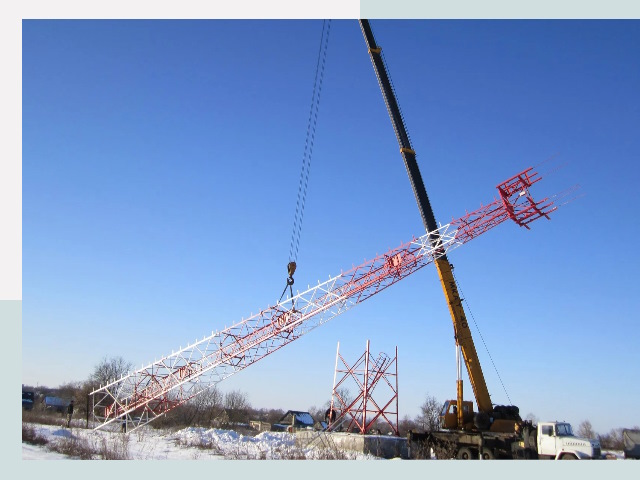 Строительство башен связи в Элисте от 621 руб.