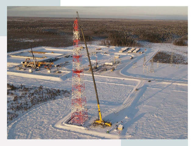 Мачты связи в Элисте