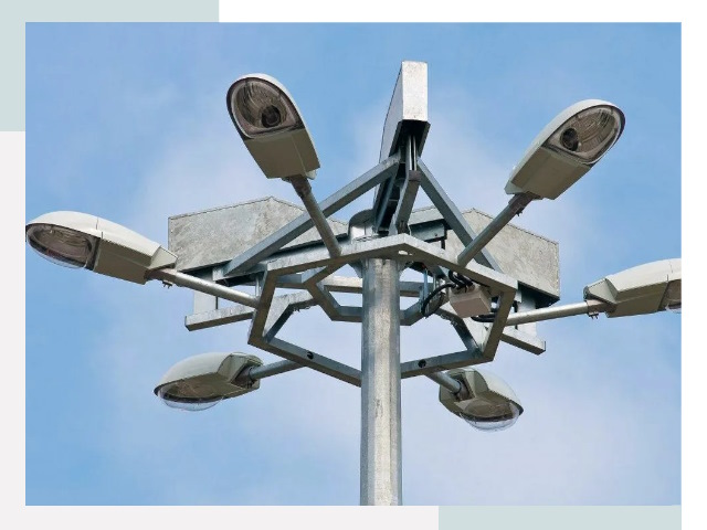 Монтаж осветительных мачт в Элисте