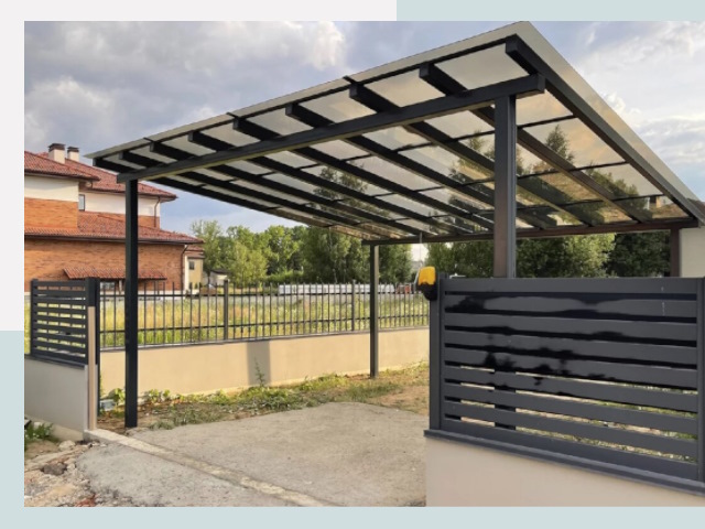 Металлические навесы в Элиста от 621 руб. за м²