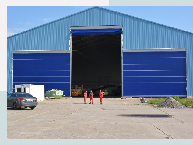 Ангарные ворота в Элиста от СтальСтрой-Элс по цене 621 руб.