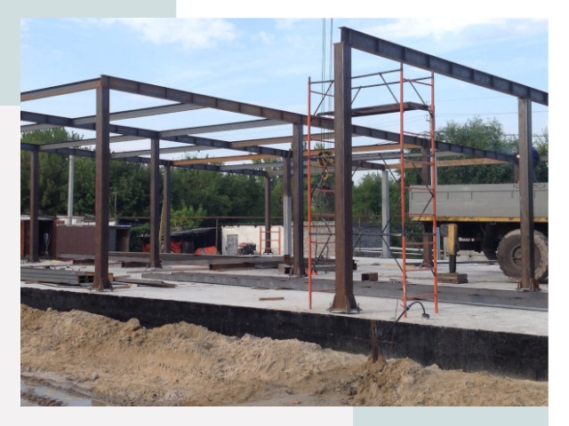 Фундамент для ангаров в Элисте