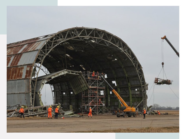 Демонтаж ангаров в Элисте