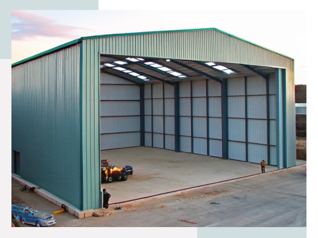 Строительство ангаров в Элисте